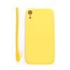 Evelatus Apple iPhone XR Soft Touch Silikoninis dėklas with Strap Geltona