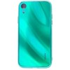 Evelatus Apple iPhone XR Vanduo Ripple Full Color Electroplating Tempered Glass Case Žalias