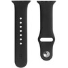 Evelatus Apple Watch 42/44/45mm Silicone Loop Watch Straps (140mm M/L) Juodas