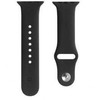 Evelatus Apple Watch 42/44/45mm Silicone Loop Watch Straps (140mm M/L) Juodas