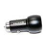 Evelatus - Car Charger EC7DC01 Juodas 3.1A 2USB port with stainless steel escape tool Juodas