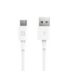Evelatus TPC0 Izturīgs TPE USB uz USB-C (Type-C) Universāls Ātrs 3.1A Uzlādes kabelis 1m Balta