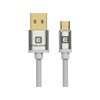 Kabelis USB Evelatus Kabelis microUSB 1.2m Evelatus EDC02 paauksuotas WH