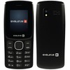 Evelatus Easy Pogu Telefons ar divām SIM kartēm Radio Lukturīti Kameru un ietilpīgu akumulātoru Melns