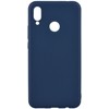 Dėklas Evelatus Huawei P Smart 2019 Silicone case Midnight Mėlyna
