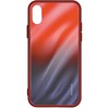 Evelatus Huawei P Smart 2019 Vanduo Ripple Full Color Electroplating Tempered Glass Gradient Raudona-Juodas