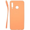 Evelatus Huawei P30 Lite Soft Touch Silikoninis dėklas with Strap Rožinė