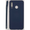 Evelatus Huawei P30 Lite Soft Touch Silikoninis dėklas with Strap Dark Mėlyna