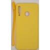 Evelatus Huawei P30 Lite Soft Touch Silikoninis dėklas with Strap Geltona