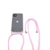 Dėklas Evelatus Apple iPhone 11 Pro Silicone Transparent with Necklace TPU Strap Transparent
