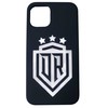 Evelatus iPhone 12 Pro Soft Touch Silikoninis dėklas DR Logo N1 Baltas Juodas