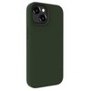 Dėklas Evelatus Premium Mīksta pieskāriena silikona aizmugures maks-apvalks priekš iPhone 15 Olīvju zaļa
