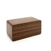 Evelatus EMC01 Digitāls Koka kubs Pulkstenis Modinātājs uzrāda mitrumu temperatūru + USB lādētājs Tumša koka