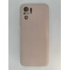 Evelatus Xiaomi Redmi Note 10S/Poco M5s Nano Silikoninis dėklas Soft Touch TPU rusvai gelsvas
