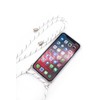 Dėklas Evelatus Samsung A10s Case with rope Baltas Stripes Transparent