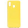 Evelatus Samsung Galaxy A20E Nano Silikoninis dėklas Soft Touch TPU Geltona
