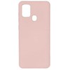 Evelatus Samsung Galaxy A21s Nano Silikoninis dėklas Soft Touch TPU rusvai gelsvas