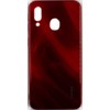 Evelatus Samsung Galaxy A40 Vanduo Ripple Full Color Electroplating Tempered Glass Case Raudona