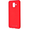 Evelatus Samsung A6 2018 Nano Silikoninis dėklas Soft Touch TPU Raudona