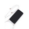 Dėklas Evelatus Samsung A70 Case with rope Baltas Stripes Transparent