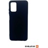 Evelatus Samsung Galaxy A03s Nano Silikoninis dėklas Soft Touch TPU Juodas