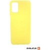 Evelatus Samsung Galaxy A03s Soft Touch Silikoninis dėklas Geltona