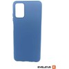 Evelatus Samsung Galaxy A03s Nano Silikoninis dėklas Soft Touch TPU Midnight Mėlyna
