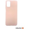 Evelatus Samsung Galaxy A03s Nano Silikoninis dėklas Soft Touch TPU rusvai gelsvas