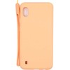 Evelatus Samsung Galaxy A10 Soft Touch Silikoninis dėklas with Strap Rožinė