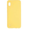 Evelatus Samsung Galaxy A10 Soft Touch Silikoninis dėklas with Strap Geltona