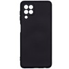Evelatus Samsung Galaxy A22 4G Nano Silikoninis dėklas Soft Touch TPU Juodas