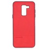 Dėklas Evelatus Samsung Galaxy A6 Plus 2018 TPU case 1 with metal plate (possible to use with magnet car holder) Raudona