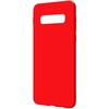 Evelatus Samsung Galaxy S10 Premium Soft Touch Silikoninis dėklas Raudona