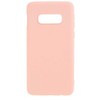 Evelatus Samsung Galaxy S10e Nano Silikoninis dėklas Soft Touch TPU rusvai gelsvas