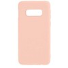 Evelatus Samsung Galaxy S10e Nano Silikoninis dėklas Soft Touch TPU rusvai gelsvas