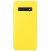 Evelatus Samsung Galaxy S10e Premium Soft Touch Silikoninis dėklas Light Geltona