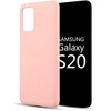 Evelatus Samsung Galaxy S20 Nano Silikoninis dėklas Soft Touch TPU rusvai gelsvas