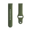 Evelatus 20mm Silicone Loop Watch Straps (S/M 110mm) Olive