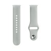 Evelatus 22mm Silicone Loop Watch Straps (S/M 110mm) Gray