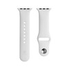Evelatus Apple Watch 38/40/41mm Silicone Loop Watch Straps (110mm S/M) Baltas