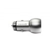 Evelatus Universal Car Charger ECC01 2USB port 3.1A with stainless steel escape tool Sidabrinis