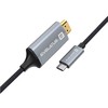 Kabelis USB Evelatus USB-C - HDMI 2 m Juodas (TPC04)