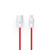 Evelatus - MicroUSB cable EDC04 Raudona