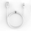 Evelatus USB A to Lightning, Cable 1.2M ( MFI11CL )Aluminum housing braiding Baltas