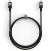 Evelatus FlexCharge USB-C USB-C 2m 60W Pītā Kabeļa Melns