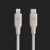 Evelatus SoftPower MFI kabelis USB-C uz Lightning 1.2M 60W 3A Silikons Melns