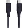 Evelatus Ultra-Mīksts Silikona USB-C uz USB-C Kabelis 1.2M 60W Ātrā Uzlāde Melns