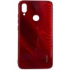 Evelatus Xiaomi Note 7 Vanduo Ripple Full Color Electroplating Tempered Glass Case Raudona