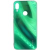 Evelatus Xiaomi Note 7 Vanduo Ripple Full Color Electroplating Tempered Glass Case Žalias