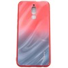 Evelatus Xiaomi Redmi 8 Vanduo Ripple Gradient Color Anti-Explosion Tempered Glass Case Gradient Raudona-Juodas